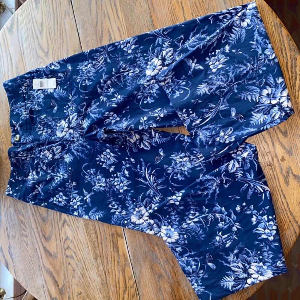 ANTHROPOLOGIE Maeve The Colette Cropped Wide Leg Trousers/30T/NWT/NO OFFERS - Picture 4 of 10